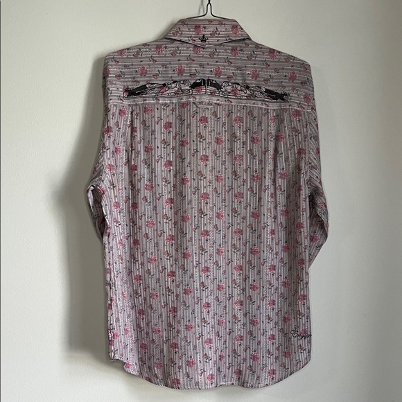 English Laundry Men's Floral Patterned Shirt - Picture 10 of 11